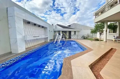 Casa sobrado à venda com 4 suítes, 380m², piscina e área gourmet – jardim asteca, rolândia/pr