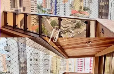 Apartamento à venda com 4 dormitórios e 3 suítes, 213m² na rua santos, centro – londrina/pr