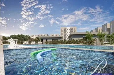 Apartamento Garden Novolar Solare: Seu novo lar em Santa Cruz-RJ! 2 quartos, lazer completo e condições imperdíveis. Chegou a hora de viver seus melhores momentos!