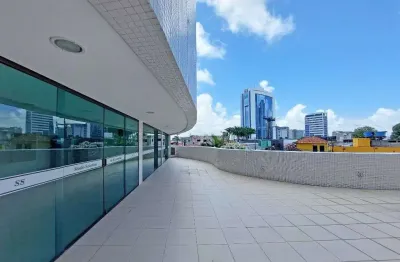 Apartamento para locação com 1 quarto e varanda em boa viagem!