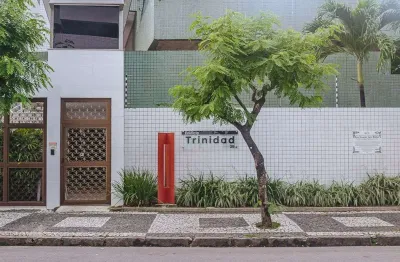 Apartamento à venda no edifício trinidad em boa viagem com 136 m², 2 quartos e duas vagas de garagem