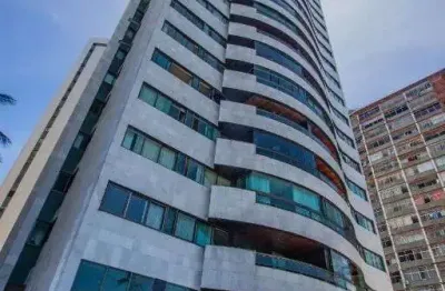 Apartamento com 178m² 4 quartos 3 suítes para alugar em boa viagem
