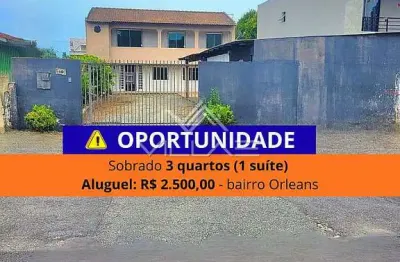 Casa com 3 quartos para alugar na Rua Maria B. Chanoski, 10, Orleans, Curitiba