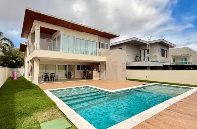 Casa em condomínio fechado com 5 quartos à venda na Rua das Bromélias, Alphaville II, Salvador
