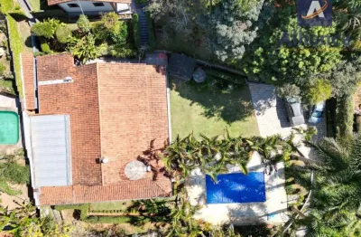 Chácara com 3 dormitórios à venda, 4000 m² por r$ 3.200.000,00 - condomínio chácaras do lago - vinhedo/sp