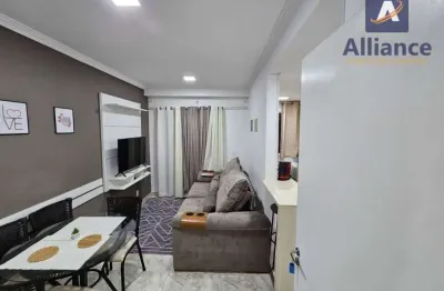 Apartamento com 2 dormitórios para alugar, 48 m² por r$ 4.000,00/mês - condomínio residencial verona - valinhos/sp