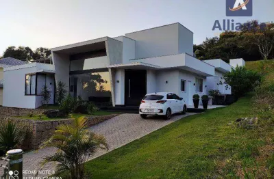 Casa alto padrão à venda, 487 m² por r$ 3.740.000 - condomínio jardim primavera - louveira/sp