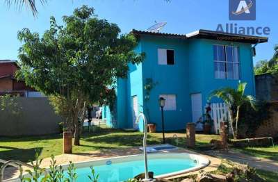 Chácara com 4 dormitórios à venda, 966 m² por r$ 1.400.000,00 - parque dos estados - louveira/sp