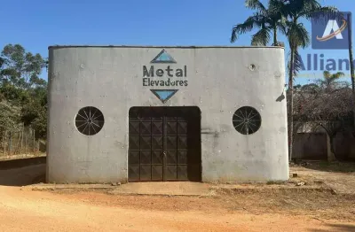 Galpão para alugar, 380 m² por r$ 4.500,00/mês - ponte preta - louveira/sp
