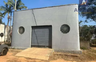 Galpão para alugar, 380 m² por r$ 4.500,00/mês - ponte preta - louveira/sp
