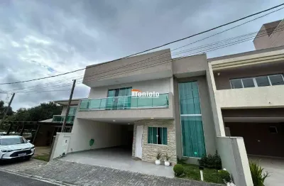 Sobrado em condomínio para aluguel, 3 quartos, 2 suítes, 2 vagas, itália - são josé dos pinhais/pr