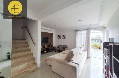 Sobrado com 3 dormitórios à venda, 146 m² - residencial novo horizonte i - mogi das cruzes/sp
