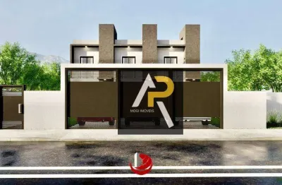 Sobrado em fase de construção com 2 suítes 80 m² no jardim modelo - mogi das cruzes/sp