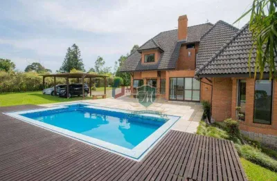 Chácara com 4 dormitórios à venda, 7 m² por r$ 3.500.000 - jardim boa vista - pinhais/pr