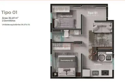 Apartamentos novos à venda em são miguel paulista. 1 ou 2 dormitórios (veja tabela)- são paulo/sp