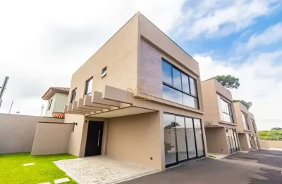 Casa em condomínio fechado com 3 quartos à venda na rua joão batista franceschini, santa felicidade, curitiba por r$ 879.000