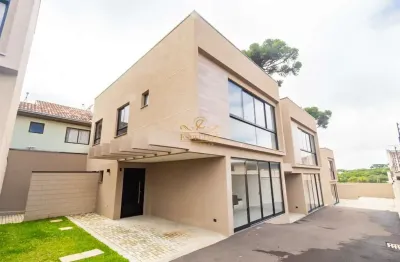 Casa em condomínio fechado com 3 quartos para alugar na rua joão batista franceschini, santa felicidade, curitiba por r$ 4.500