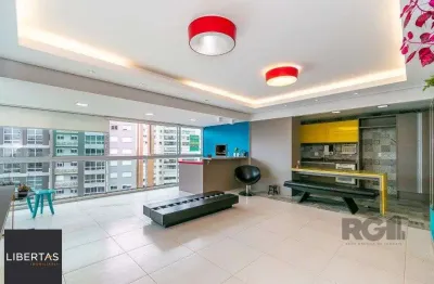 Apto 03 dorm. suíte ,lareira, sacada c/ churrasqueira, 02 vagas .prédio com toda infra
