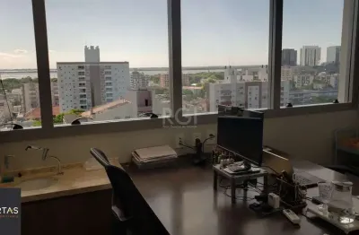 Sala comercial com vista para o guaíba no getúlio vargas prime office.