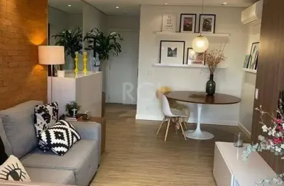 Excelente apartamento mobiliado de 2 dormitórios e 1 vaga de garagem