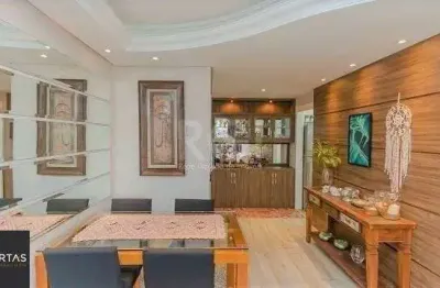 Excelente apartamento mobiliado com 2 dormitórios e 2 vagas.