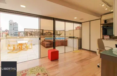 Cobertura para venda - 252m², 3 dormitórios, sendo 1 suites, 2 vagas - menino deus