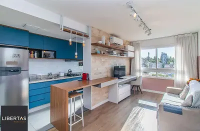 Apto. impecável semimobiliado em condomínio com lazer no higienópolis