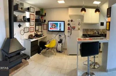 Apartamento jk para venda - 25m², 0 dormitórios, 1 vaga - glória