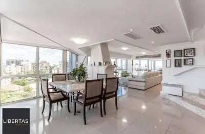 Cobertura para venda - 412m², 4 dormitórios, sendo 3 suites, 2 vagas - moinhos de vento