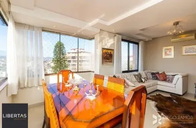 Cobertura para venda - 185m², 3 dormitórios, sendo 1 suites, 2 vagas - petrópolis