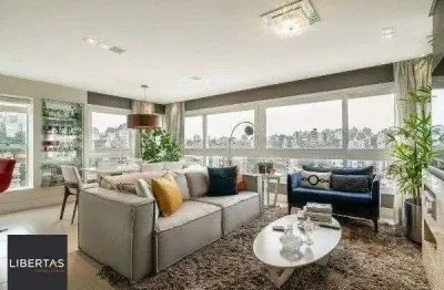 Vende-se luxuoso apartamento 3 suítes, 2 vagas a 50m da encol - 148m² - bela vista