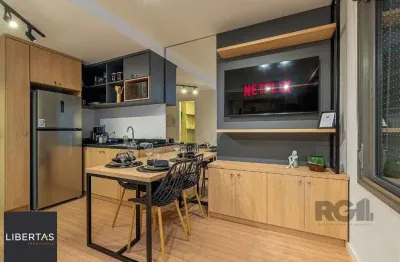 Flat com 1 quarto à venda na Avenida João Pessoa, 731, Farroupilha, Porto Alegre