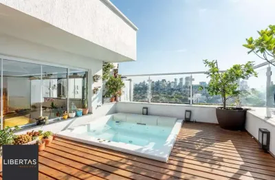 Cobertura com 157m2, 3 dormitórios no bairro boa vista.