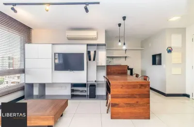 Apartamento 1 dormitório (reversível para 2) | suíte | semi mobiliado