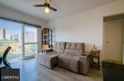 Apartamento 1 quarto, sacada, 1 vaga de garagem, elevador - bairro tristeza