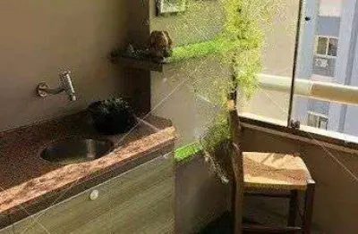 Apartamento à venda 2 quartos,  2 sacadas,  churrasqueira   1 vaga na cidade baixa.