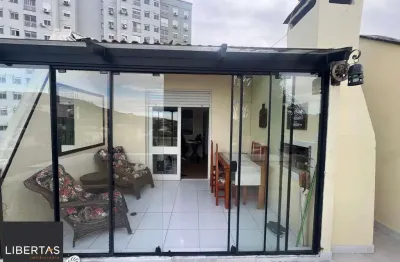 **cobertura com 2 quartos e churrasqueira na glória, porto alegre - oportunidade única!**