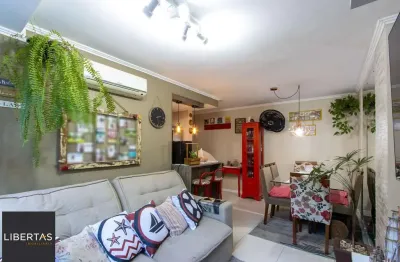 Apartamento  com  2 dormitórios, cozinha americana, banheiro social, gás central, 1 vaga