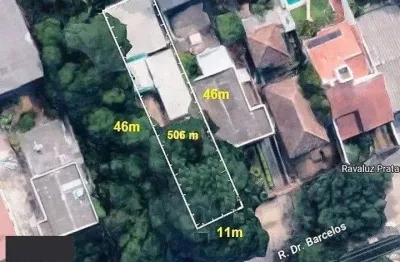 Terreno à venda na Rua Doutor Barcelos, 1610, Tristeza, Porto Alegre