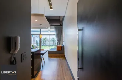 Apartamento garden/loft, 1 quarto, 1 vaga - bairro cidade baixa