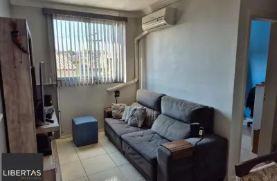 Apartamento mobiliado com 2 dormitórios e vaga de garagem