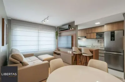 Impecável! 2 dormitórios, suíte, mobiliado e pronto para morar