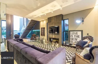 Casa condominio para venda - 350m², 4 dormitórios, sendo 4 suites, 4 vagas