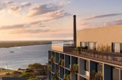 Exclusivo loft com vista para o pôr do sol do guaíba | ed. caiz downtown sunset