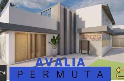 Prédio comercial com 5 salas e projeto aprovado apartamento 100m2