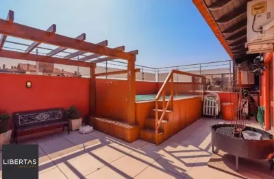 Cobertura com 3 quartos e 206m² à venda em são sebastião, porto alegre.