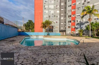 Apartamento com 1 quarto, elevador, piscina e churrasqueira partenon.