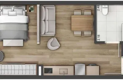 Apartamento com 1 dormitório à venda, 42 m² por R$ 700.000,00 - Petrópolis - Porto Alegre/RS