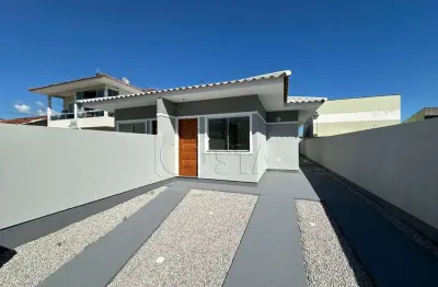 Casa com 2 quartos à venda na rua olávio de biase, 695, barra do aririú, palhoça por r$ 379.000