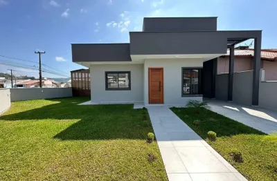Casa com 3 quartos à venda na rua miguel batista da silva, 1, loteamento jardins, palhoça por r$ 599.000